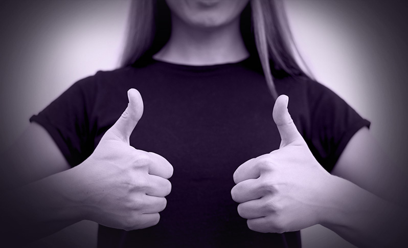 Person demonstrating American Sign Language signs for Holiday Signs collection